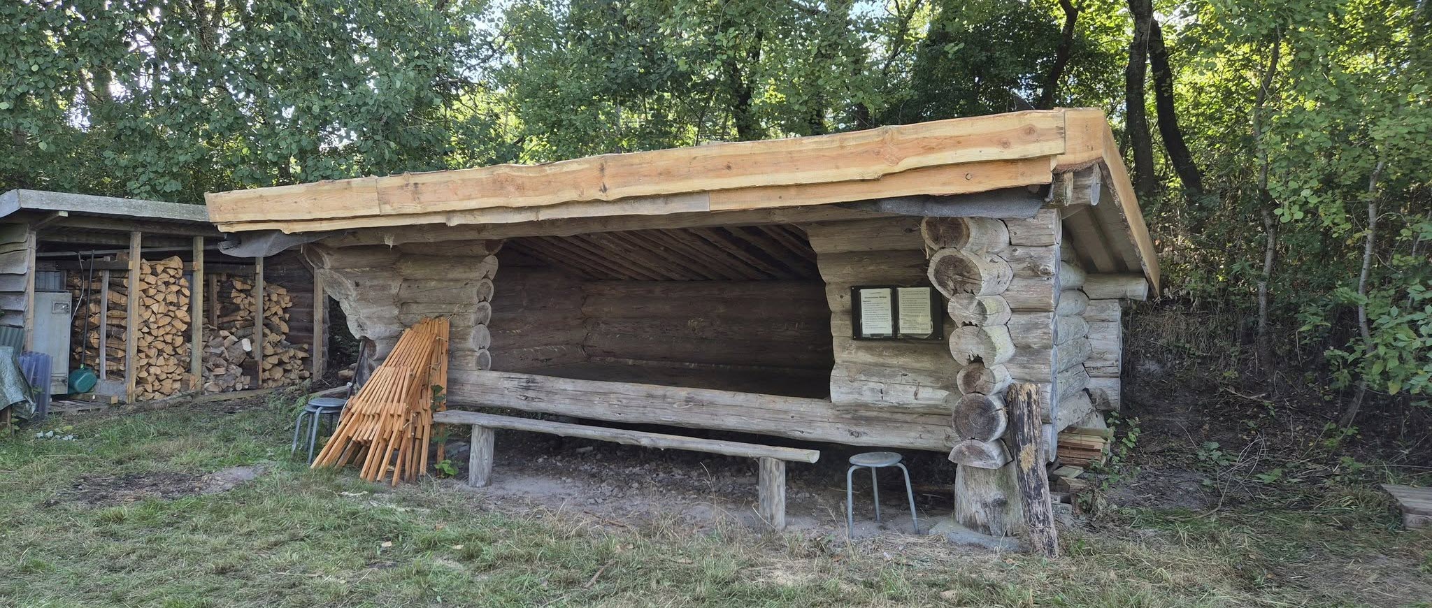Shelter ved Thorsager. Stemningsbillede.